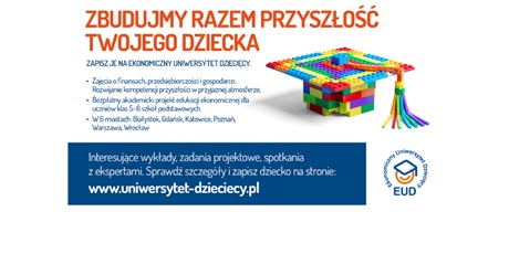Zapisy na Ekonomiczny Uniwersytet Dziecięcy